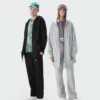Zip up jacket longline hoodie - Image 3