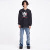 Acid wash unisex T shirt vintage with custom printing - Image 3