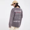 Acid wash unisex T shirt vintage with custom printing - Image 11