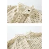 Ladies pleated doted chiffon blouse - Image 10