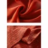 Crape blouse with bowknot tied collar - Image 11