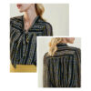 Vintage puff long sleeve blouse with tied collar - Image 7