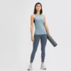 Woman gym back knot sports tank top - Image 12