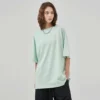 Custom 100%cotton loose fit unisex T shirt - Image 14