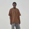 Custom 100%cotton loose fit unisex T shirt - Image 11