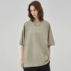 Custom 100%cotton loose fit unisex T shirt - Image 12