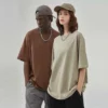 Custom 100%cotton loose fit unisex T shirt - Image 2