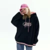 Custom oversized embroidery hoodie wholesale - Image 7