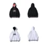Custom oversized embroidery hoodie wholesale - Image 8