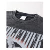 Custom printed unisex T shirt with vintage stone wash distressed - Image 13