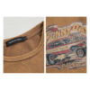 Custom printed vintage stone wash cropped women T shirt - Image 12