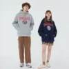 Custom printing loose fit fleece unisex hoodie - Image 4