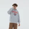 Custom printing loose fit fleece unisex hoodie - Image 11