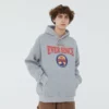 Custom printing loose fit fleece unisex hoodie - Image 12