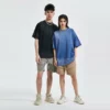 Custom unisex inkjet dyed cotton T shirt - Image 2