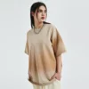 Custom unisex inkjet dyed cotton T shirt - Image 9