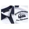 Customized printed cropped top with color contrast collar - Image 8