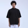 High crewneck drop shoulder oversized t shirt - Image 2