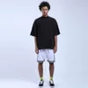 High crewneck drop shoulder oversized t shirt - Image 5