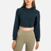 Lightweight sports crop hoodie for womans - Image 9