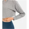 Lightweight sports crop hoodie for womans - Image 3
