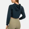 Lightweight sports crop hoodie for womans - Image 10