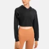 Lightweight sports crop hoodie for womans - Image 8