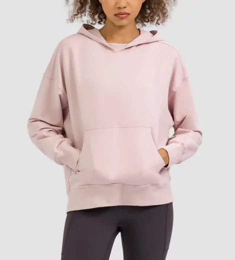 Custom oem relaxed fit womans hoodie