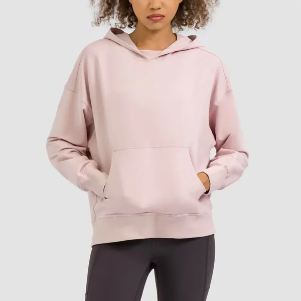 Custom oem relaxed fit womans hoodie