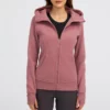Fleece zipper jacket womans hoodie - Image 6