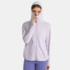 UPF50 dri fit thumb hole zipper up hoodie - Image 5