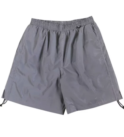 Reflective nylon custom rubber shorts