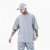 Relaxed fit crew neck basic t shirt - Image 2