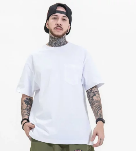 Daily mens chest pocket t shirt