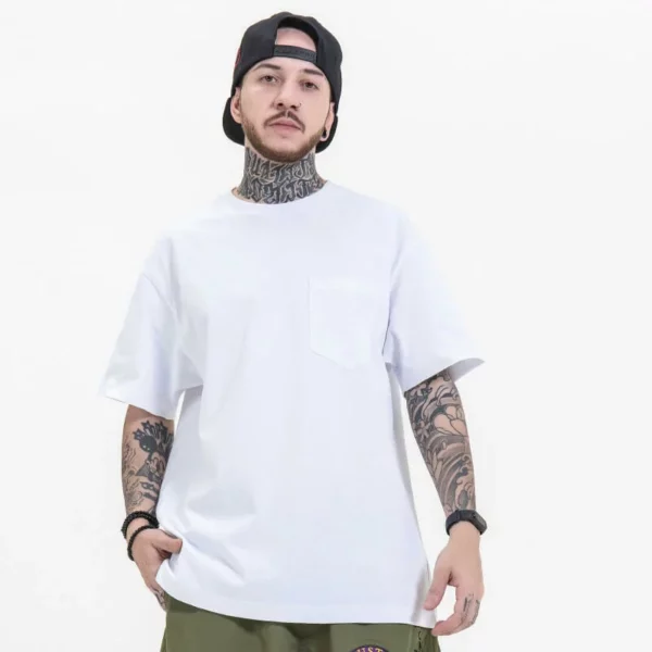 Daily mens chest pocket t shirt