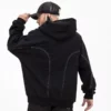 Button hood custom design mens hoodie - Image 7