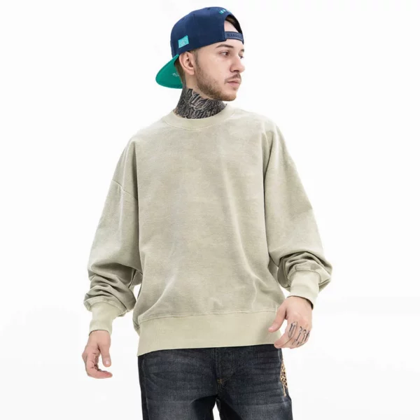 Drop shoulder oversized custom sweatshirt