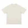 Heavyweight cotton mens drop shoulder flatlock t shirt - Image 8