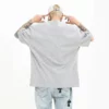 Heavyweight loose fit cotton t shirt - Image 3