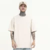 Heavyweight loose fit cotton t shirt - Image 4