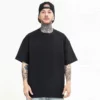 Heavyweight loose fit cotton t shirt - Image 7