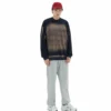 Faded design unisex sweatshirt with custom printing - Image 9