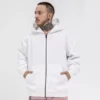 Zipper up fleece lining hoodie - Image 6