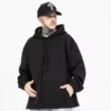Fleece relaxed fit stopper hem hoodie - Image 8