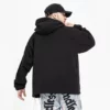 Fleece relaxed fit stopper hem hoodie - Image 7
