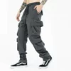 Cargo pocket vintage style mens jogger pants - Image 2