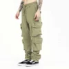Cargo pocket vintage style mens jogger pants - Image 5