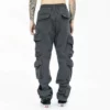 Cargo pocket vintage style mens jogger pants - Image 3