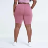 Short cropped workout leggings with side pockets - Image 6