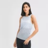 Woman gym back knot sports tank top - Image 8
